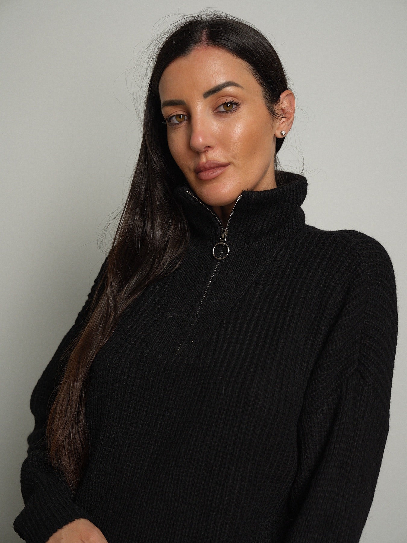 Pull mezza zip Nero Haveone MHO-R057;Pull mezza zip Nero Haveone MHO-R057 — foto 2;Pull mezza zip Nero Haveone MHO-R057 — foto 3;Pull mezza zip Nero Haveone MHO-R057 — foto 4