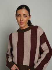 Pullover girocollo riga verticale Bordeaux Haveone MHO-R289;Pullover girocollo riga verticale Bordeaux Haveone MHO-R289 — foto 2;Pullover girocollo riga verticale Bordeaux Haveone MHO-R289 — foto 3;Pullover girocollo riga verticale Bordeaux Haveone MHO-R289 — foto 4;Pullover girocollo riga verticale Bordeaux Haveone MHO-R289 — foto 5