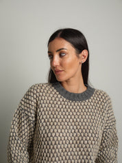 Pull girocollo bolle Grigio Haveone MIT-R132;Pull girocollo bolle Grigio Haveone MIT-R132 — foto 2;Pull girocollo bolle Grigio Haveone MIT-R132 — foto 3;Pull girocollo bolle Grigio Haveone MIT-R132 — foto 4