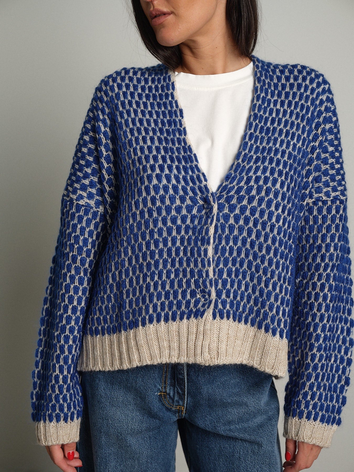 Cardigan bolle Blu Haveone MIT-R133;Cardigan bolle Blu Haveone MIT-R133 — foto 2;Cardigan bolle Blu Haveone MIT-R133 — foto 3;Cardigan bolle Blu Haveone MIT-R133 — foto 4;Cardigan bolle Blu Haveone MIT-R133 — foto 5