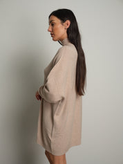 Abito in maglia collo cratere Beige Haveone MMG-R053;Abito in maglia collo cratere Beige Haveone MMG-R053 — foto 2;Abito in maglia collo cratere Beige Haveone MMG-R053 — foto 3;Abito in maglia collo cratere Beige Haveone MMG-R053 — foto 4;Abito in maglia collo cratere Beige Haveone MMG-R053 — foto 5;Abito in maglia collo cratere Beige Haveone MMG-R053 — foto 6