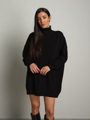 Abito in maglia collo cratere Nero Haveone MMG-R053;Abito in maglia collo cratere Nero Haveone MMG-R053 — foto 2;Abito in maglia collo cratere Nero Haveone MMG-R053 — foto 3;Abito in maglia collo cratere Nero Haveone MMG-R053 — foto 4;Abito in maglia collo cratere Nero Haveone MMG-R053 — foto 5;Abito in maglia collo cratere Nero Haveone MMG-R053 — foto 6