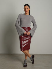 Maglia modal manica campana Grigio Haveone MSH-R246;Maglia modal manica campana Grigio Haveone MSH-R246 — foto 2;Maglia modal manica campana Grigio Haveone MSH-R246 — foto 3;Maglia modal manica campana Grigio Haveone MSH-R246 — foto 4