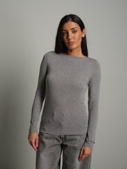 Maglia scollo barca modal Grigio Haveone MSH-R248;Maglia scollo barca modal Grigio Haveone MSH-R248 — foto 2;Maglia scollo barca modal Grigio Haveone MSH-R248 — foto 3