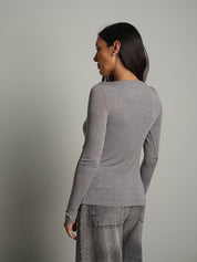 Maglia scollo barca modal Grigio Haveone MSH-R248;Maglia scollo barca modal Grigio Haveone MSH-R248 — foto 2;Maglia scollo barca modal Grigio Haveone MSH-R248 — foto 3