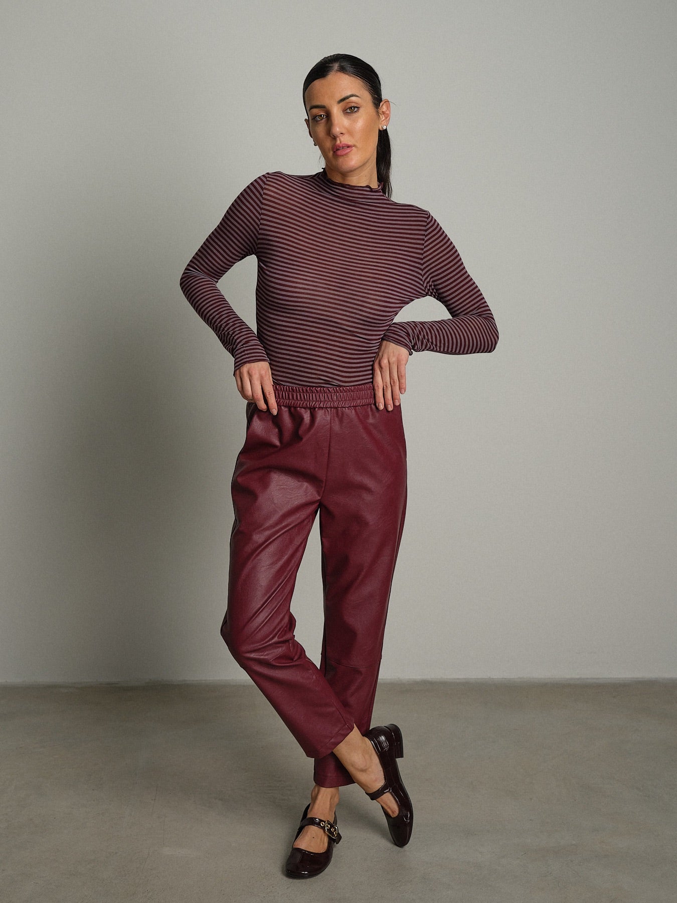 Cashmerina collo cratere riga Bordeaux Haveone MSH-R250;Cashmerina collo cratere riga Bordeaux Haveone MSH-R250 — foto 2;Cashmerina collo cratere riga Bordeaux Haveone MSH-R250 — foto 3;Cashmerina collo cratere riga Bordeaux Haveone MSH-R250 — foto 4