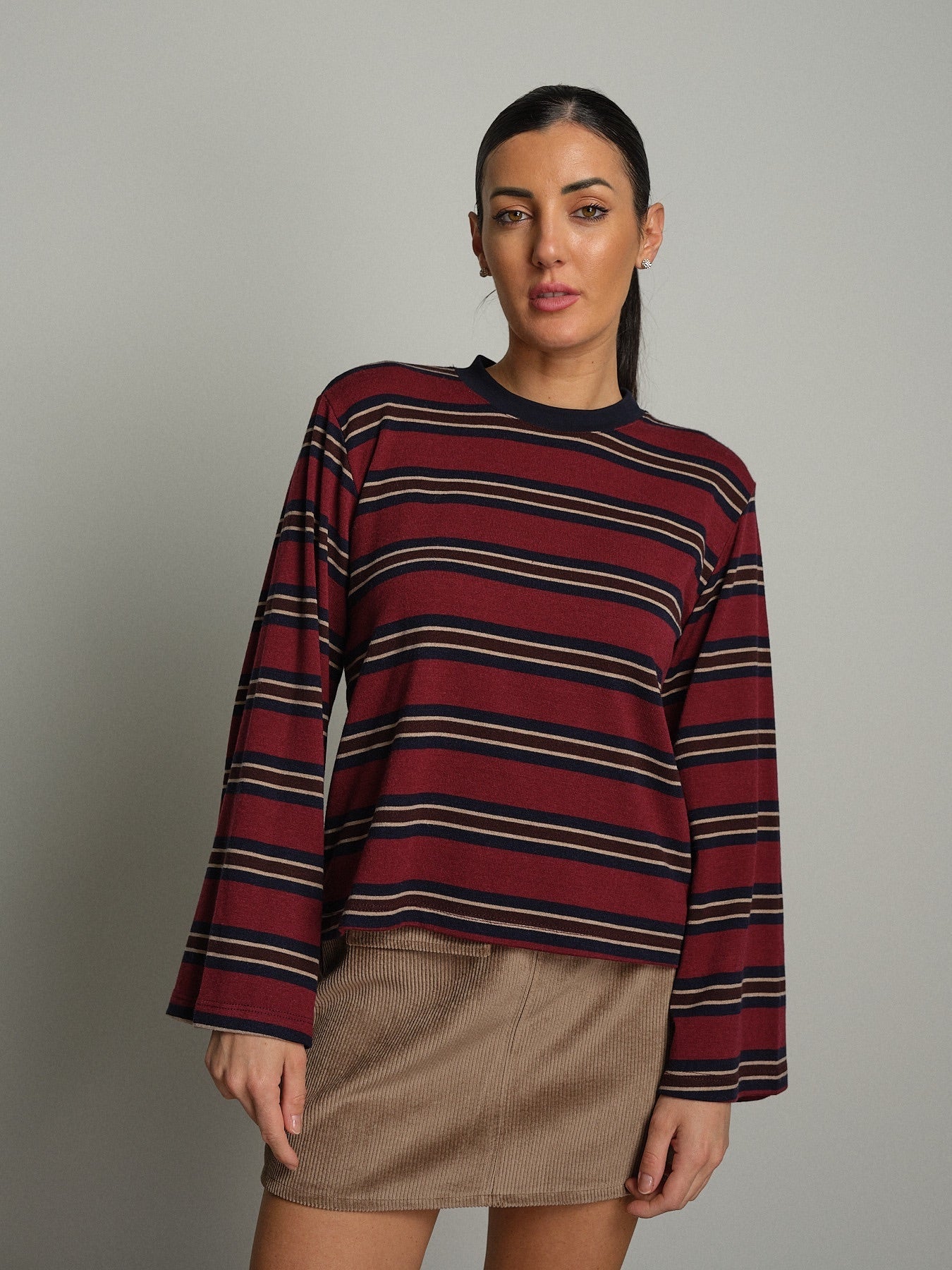 Maglia viscosa righe Bordeaux Haveone MSH-R306;Maglia viscosa righe Bordeaux Haveone MSH-R306 — foto 2;Maglia viscosa righe Bordeaux Haveone MSH-R306 — foto 3;Maglia viscosa righe Bordeaux Haveone MSH-R306 — foto 4;Maglia viscosa righe Bordeaux Haveone MSH-R306 — foto 5