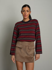 Maglia viscosa righe Bordeaux Haveone MSH-R306;Maglia viscosa righe Bordeaux Haveone MSH-R306 — foto 2;Maglia viscosa righe Bordeaux Haveone MSH-R306 — foto 3;Maglia viscosa righe Bordeaux Haveone MSH-R306 — foto 4;Maglia viscosa righe Bordeaux Haveone MSH-R306 — foto 5