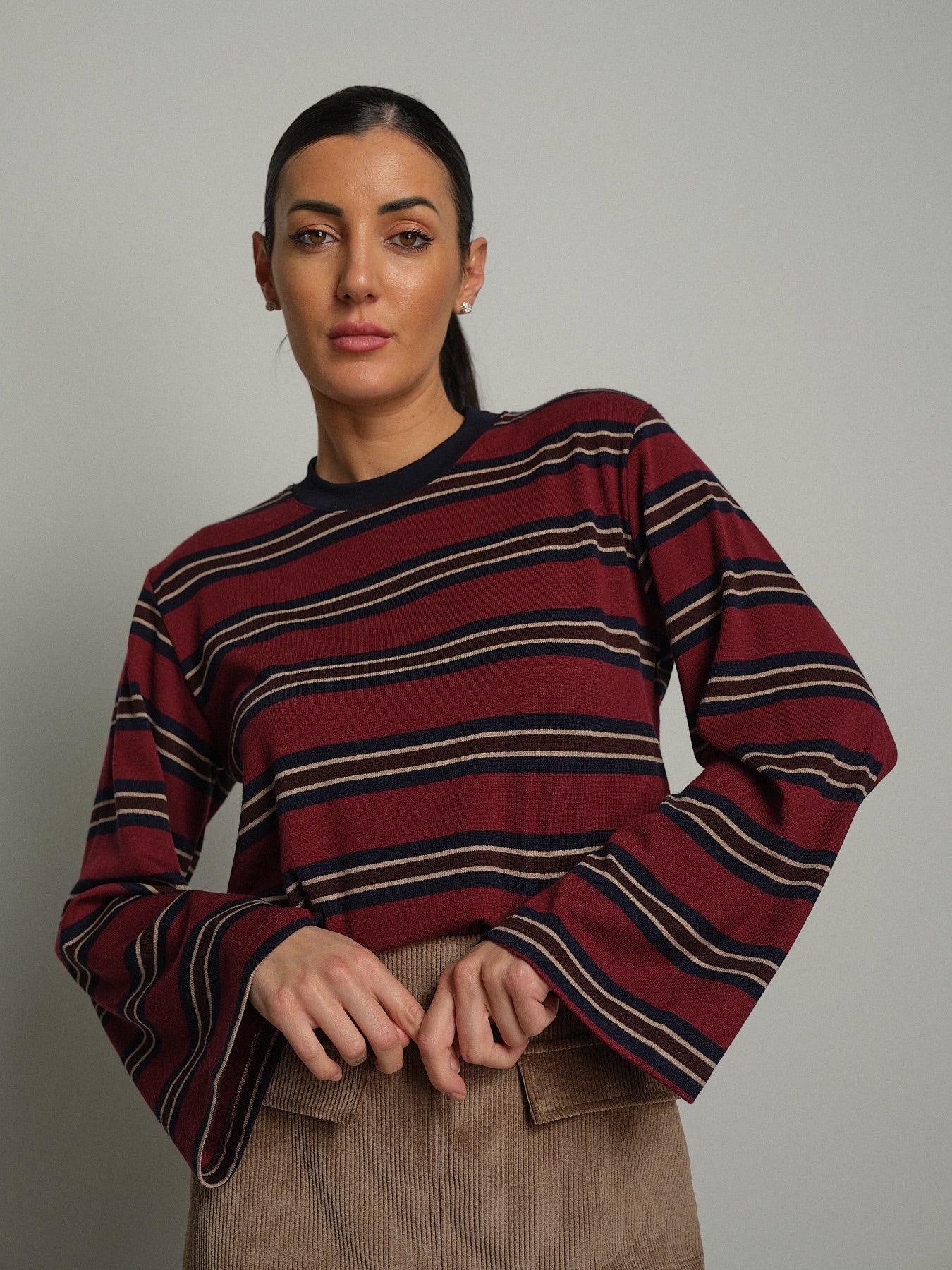 Maglia viscosa righe Bordeaux Haveone MSH-R306;Maglia viscosa righe Bordeaux Haveone MSH-R306 — foto 2;Maglia viscosa righe Bordeaux Haveone MSH-R306 — foto 3;Maglia viscosa righe Bordeaux Haveone MSH-R306 — foto 4;Maglia viscosa righe Bordeaux Haveone MSH-R306 — foto 5