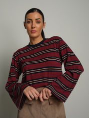 Maglia viscosa righe Bordeaux Haveone MSH-R306;Maglia viscosa righe Bordeaux Haveone MSH-R306 — foto 2;Maglia viscosa righe Bordeaux Haveone MSH-R306 — foto 3;Maglia viscosa righe Bordeaux Haveone MSH-R306 — foto 4;Maglia viscosa righe Bordeaux Haveone MSH-R306 — foto 5
