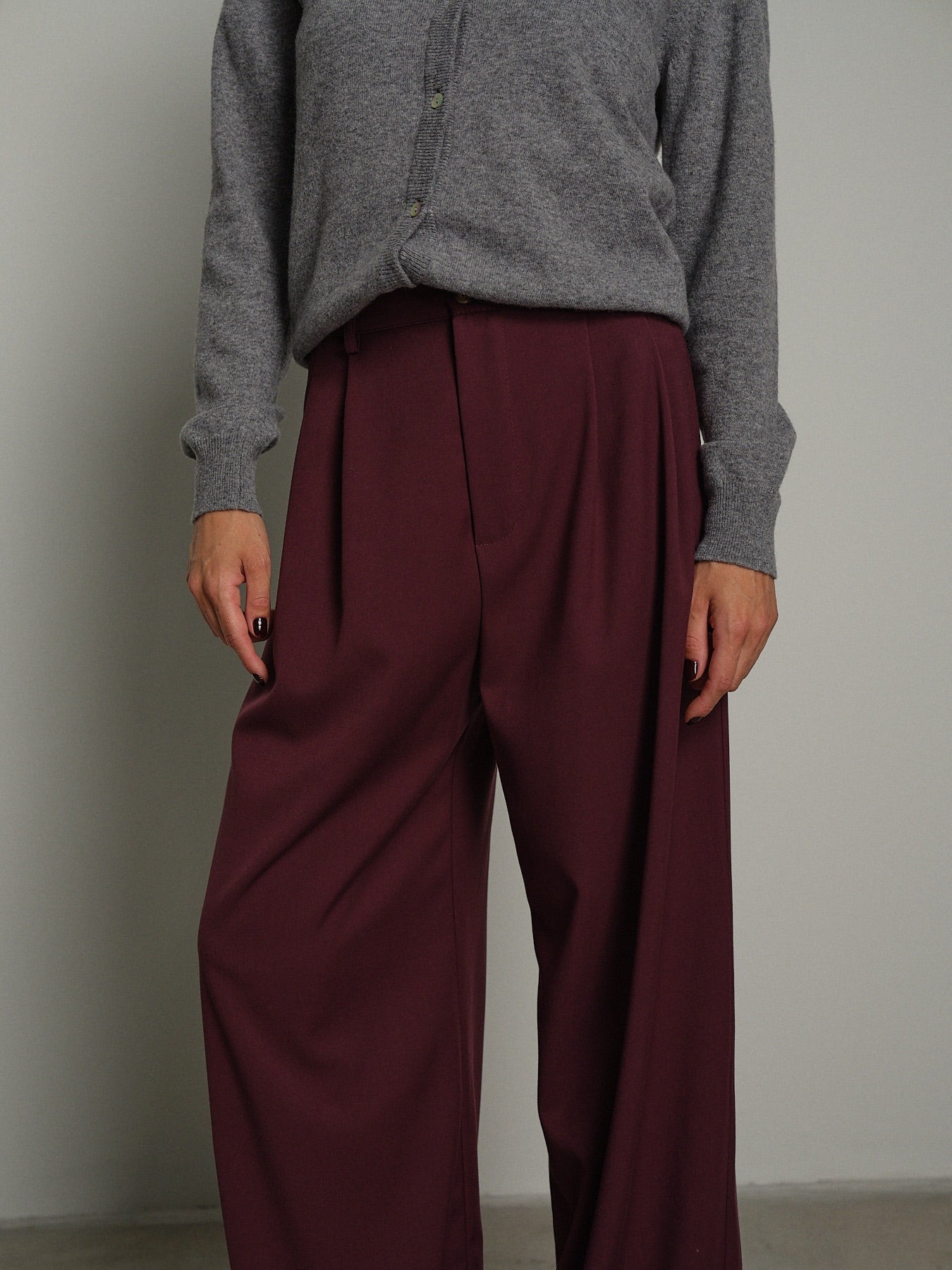 Pantalone palazzo lore Bordeaux Haveone PIA-R282;Pantalone palazzo lore Bordeaux Haveone PIA-R282 — foto 2;Pantalone palazzo lore Bordeaux Haveone PIA-R282 — foto 3;Pantalone palazzo lore Bordeaux Haveone PIA-R282 — foto 4;Pantalone palazzo lore Bordeaux Haveone PIA-R282 — foto 5
