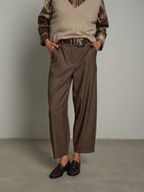 pantalone balloon cintura PREORDINE 05/10 tg. S - Tortora