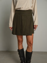 Gonna shorts "da avere" - Verde militare