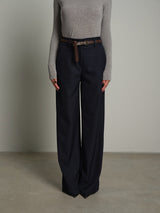 Pantalone palazzo "da avere" - Blu notte