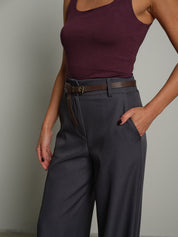 Pantalone palazzo "da avere" Grigio Haveone PIA-R298;Pantalone palazzo "da avere" Grigio Haveone PIA-R298 — foto 2;Pantalone palazzo "da avere" Grigio Haveone PIA-R298 — foto 3;Pantalone palazzo "da avere" Grigio Haveone PIA-R298 — foto 4