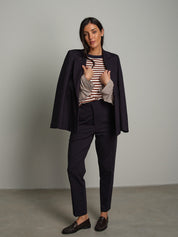 Pantalone sigaretta Anna Blu-notte Haveone PIA-R323;Pantalone sigaretta Anna Blu-notte Haveone PIA-R323 — foto 2;Pantalone sigaretta Anna Blu-notte Haveone PIA-R323 — foto 3