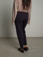 Pantalone sigaretta Anna Blu-notte Haveone PIA-R323;Pantalone sigaretta Anna Blu-notte Haveone PIA-R323 — foto 2;Pantalone sigaretta Anna Blu-notte Haveone PIA-R323 — foto 3