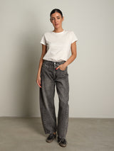 jeans Lucy sabbiato - Nero