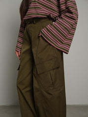 Pantalone tasconi barrell Verde-militare Haveone PMA-R314;Pantalone tasconi barrell Verde-militare Haveone PMA-R314 — foto 2;Pantalone tasconi barrell Verde-militare Haveone PMA-R314 — foto 3;Pantalone tasconi barrell Verde-militare Haveone PMA-R314 — foto 4