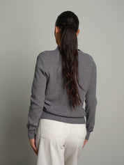 Pullover bottoni perla Grigio Haveone PMH-R267;Pullover bottoni perla Grigio Haveone PMH-R267 — foto 2;Pullover bottoni perla Grigio Haveone PMH-R267 — foto 3