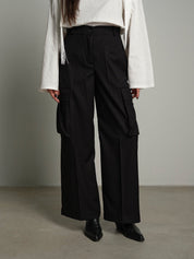 Pantalone cargo bottoni Nero Haveone PNO-R300;Pantalone cargo bottoni Nero Haveone PNO-R300 — foto 2;Pantalone cargo bottoni Nero Haveone PNO-R300 — foto 3;Pantalone cargo bottoni Nero Haveone PNO-R300 — foto 4;Pantalone cargo bottoni Nero Haveone PNO-R300 — foto 5