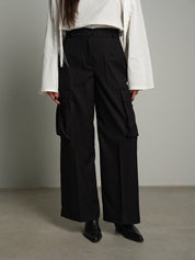 Pantalone cargo bottoni Nero Haveone PNO-R300;Pantalone cargo bottoni Nero Haveone PNO-R300 — foto 2;Pantalone cargo bottoni Nero Haveone PNO-R300 — foto 3;Pantalone cargo bottoni Nero Haveone PNO-R300 — foto 4;Pantalone cargo bottoni Nero Haveone PNO-R300 — foto 5