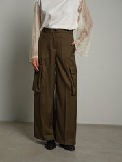 Pantalone cargo bottoni Verde-militare Haveone PNO-R300;Pantalone cargo bottoni Verde-militare Haveone PNO-R300 — foto 2;Pantalone cargo bottoni Verde-militare Haveone PNO-R300 — foto 3;Pantalone cargo bottoni Verde-militare Haveone PNO-R300 — foto 4;Pantalone cargo bottoni Verde-militare Haveone PNO-R300 — foto 5