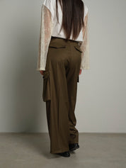 Pantalone cargo bottoni Verde-militare Haveone PNO-R300;Pantalone cargo bottoni Verde-militare Haveone PNO-R300 — foto 2;Pantalone cargo bottoni Verde-militare Haveone PNO-R300 — foto 3;Pantalone cargo bottoni Verde-militare Haveone PNO-R300 — foto 4;Pantalone cargo bottoni Verde-militare Haveone PNO-R300 — foto 5