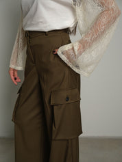 Pantalone cargo bottoni Verde-militare Haveone PNO-R300;Pantalone cargo bottoni Verde-militare Haveone PNO-R300 — foto 2;Pantalone cargo bottoni Verde-militare Haveone PNO-R300 — foto 3;Pantalone cargo bottoni Verde-militare Haveone PNO-R300 — foto 4;Pantalone cargo bottoni Verde-militare Haveone PNO-R300 — foto 5