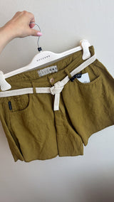 Shorts Ivy lino - Verde militare