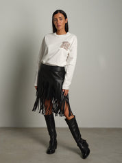 Maglia wild spirit Bianco-ottico Haveone TDY-R029;Maglia wild spirit Bianco-ottico Haveone TDY-R029 — foto 2;Maglia wild spirit Bianco-ottico Haveone TDY-R029 — foto 3;Maglia wild spirit Bianco-ottico Haveone TDY-R029 — foto 4;Maglia wild spirit Bianco-ottico Haveone TDY-R029 — foto 5