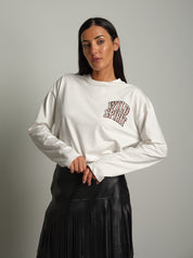 Maglia wild spirit Bianco-ottico Haveone TDY-R029;Maglia wild spirit Bianco-ottico Haveone TDY-R029 — foto 2;Maglia wild spirit Bianco-ottico Haveone TDY-R029 — foto 3;Maglia wild spirit Bianco-ottico Haveone TDY-R029 — foto 4;Maglia wild spirit Bianco-ottico Haveone TDY-R029 — foto 5