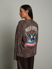 Maglia wild spirit Moro Haveone TDY-R029;Maglia wild spirit Moro Haveone TDY-R029 — foto 2;Maglia wild spirit Moro Haveone TDY-R029 — foto 3;Maglia wild spirit Moro Haveone TDY-R029 — foto 4;Maglia wild spirit Moro Haveone TDY-R029 — foto 5
