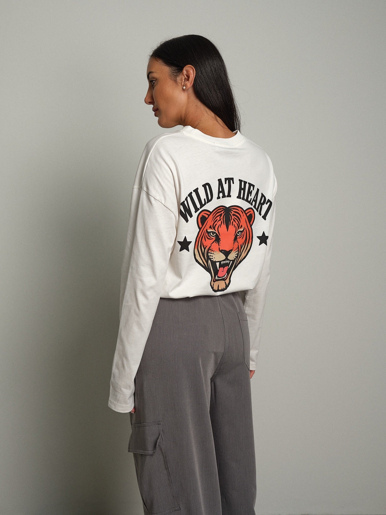 maglia wild at heart Bianco-ottico Haveone TDY-R030;maglia wild at heart Bianco-ottico Haveone TDY-R030 — foto 2;maglia wild at heart Bianco-ottico Haveone TDY-R030 — foto 3;maglia wild at heart Bianco-ottico Haveone TDY-R030 — foto 4