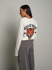 maglia wild at heart Bianco-ottico Haveone TDY-R030;maglia wild at heart Bianco-ottico Haveone TDY-R030 — foto 2;maglia wild at heart Bianco-ottico Haveone TDY-R030 — foto 3;maglia wild at heart Bianco-ottico Haveone TDY-R030 — foto 4