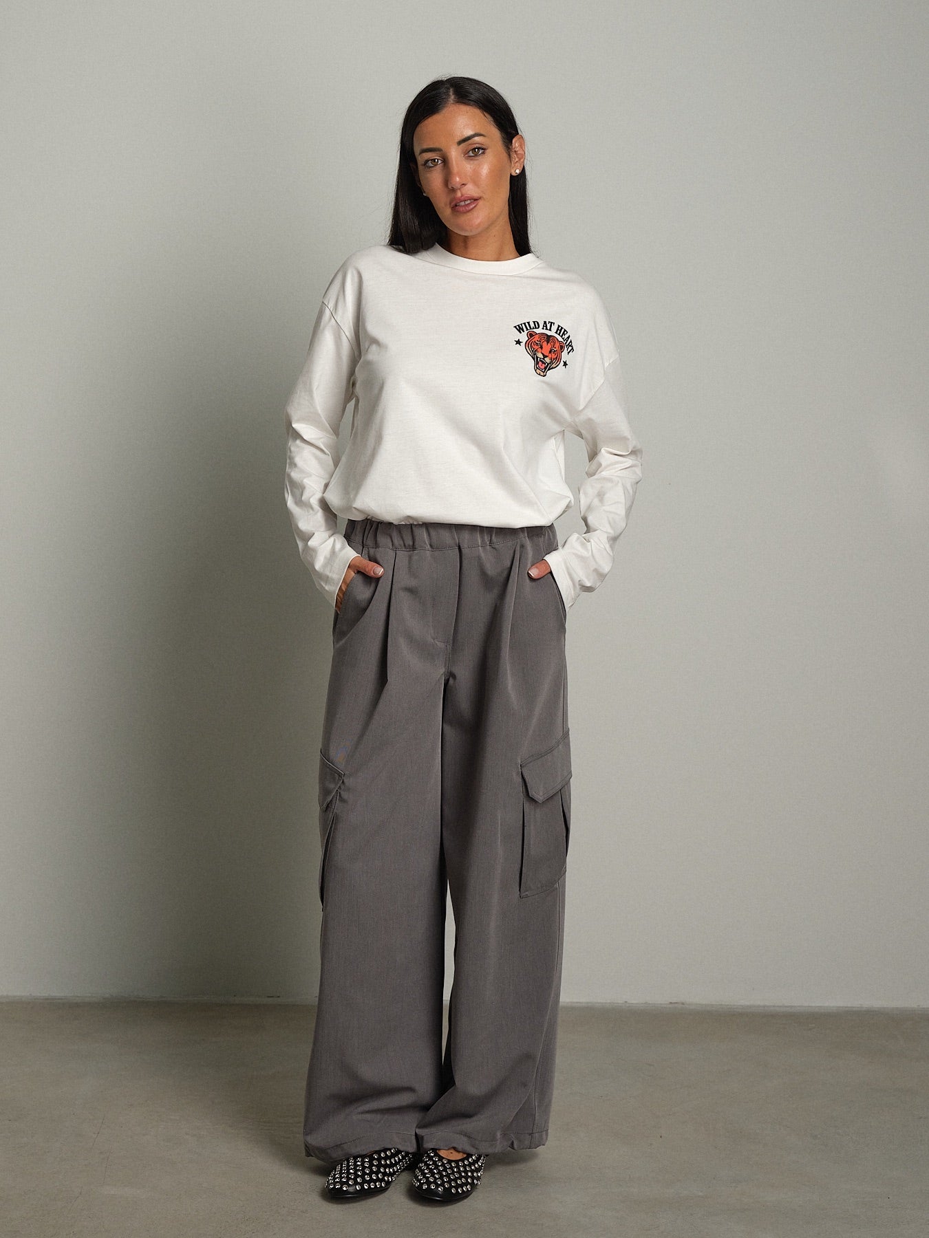 maglia wild at heart Bianco-ottico Haveone TDY-R030;maglia wild at heart Bianco-ottico Haveone TDY-R030 — foto 2;maglia wild at heart Bianco-ottico Haveone TDY-R030 — foto 3;maglia wild at heart Bianco-ottico Haveone TDY-R030 — foto 4