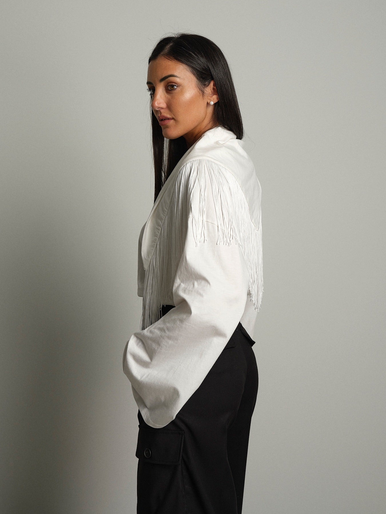 Maglia foulard frange Bianco-ottico Haveone TVS-R049;Maglia foulard frange Bianco-ottico Haveone TVS-R049 — foto 2;Maglia foulard frange Bianco-ottico Haveone TVS-R049 — foto 3;Maglia foulard frange Bianco-ottico Haveone TVS-R049 — foto 4;Maglia foulard frange Bianco-ottico Haveone TVS-R049 — foto 5;Maglia foulard frange Bianco-ottico Haveone TVS-R049 — foto 6
