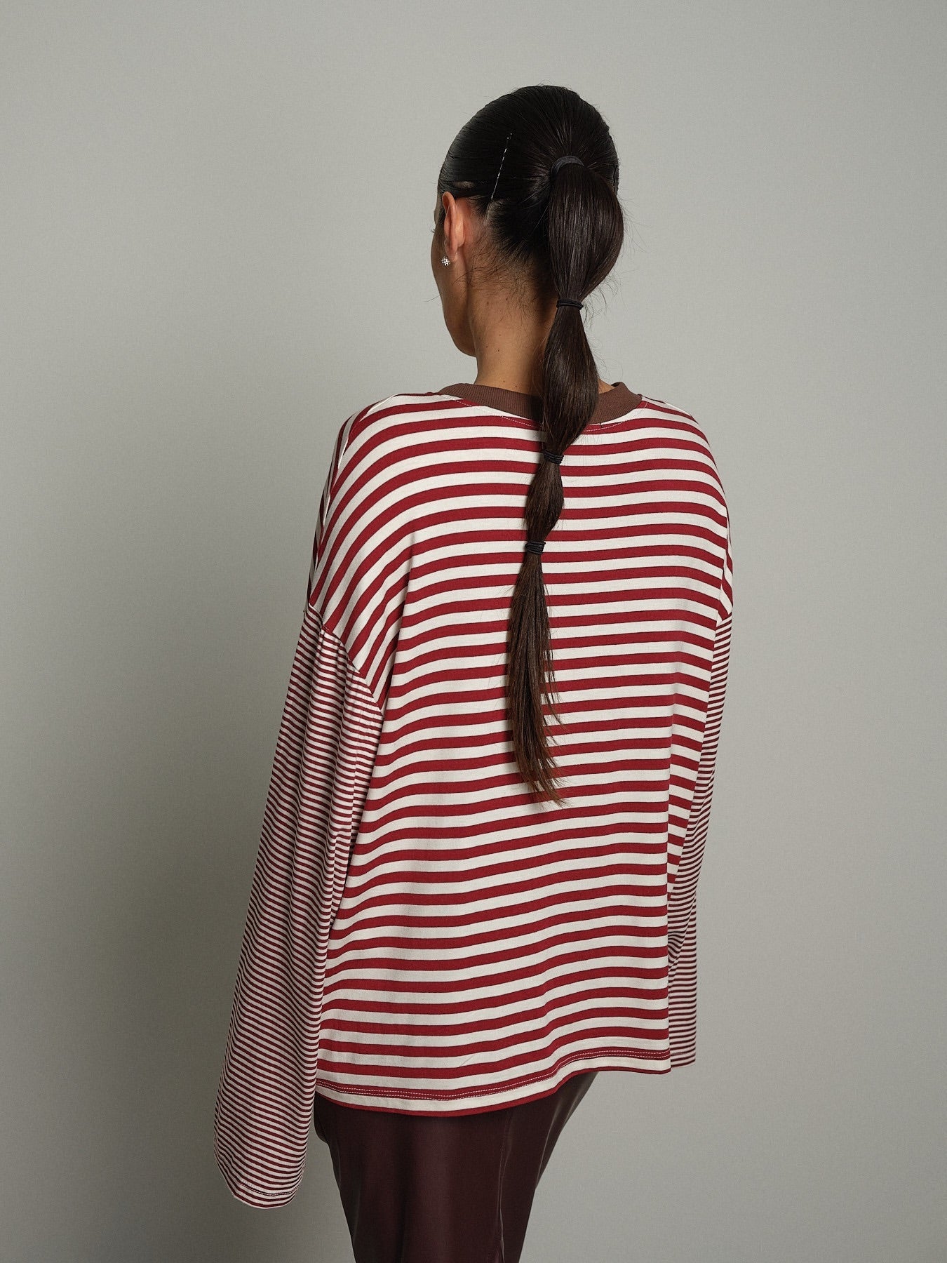 Maglia doppia riga Bianco-ottico Haveone TXT-R025;Maglia doppia riga Bianco-ottico Haveone TXT-R025 — foto 2;Maglia doppia riga Bianco-ottico Haveone TXT-R025 — foto 3;Maglia doppia riga Bianco-ottico Haveone TXT-R025 — foto 4