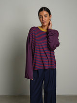 Maglia doppia riga - Bordeaux