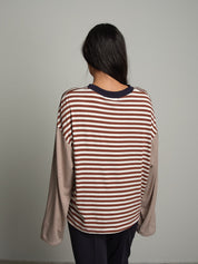 Maglia doppia riga Bruciato Haveone TXT-R025;Maglia doppia riga Bruciato Haveone TXT-R025 — foto 2;Maglia doppia riga Bruciato Haveone TXT-R025 — foto 3