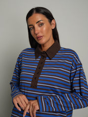 Polo manica lunga rigata Blu Haveone TXT-R034;Polo manica lunga rigata Blu Haveone TXT-R034 — foto 2;Polo manica lunga rigata Blu Haveone TXT-R034 — foto 3;Polo manica lunga rigata Blu Haveone TXT-R034 — foto 4;Polo manica lunga rigata Blu Haveone TXT-R034 — foto 5