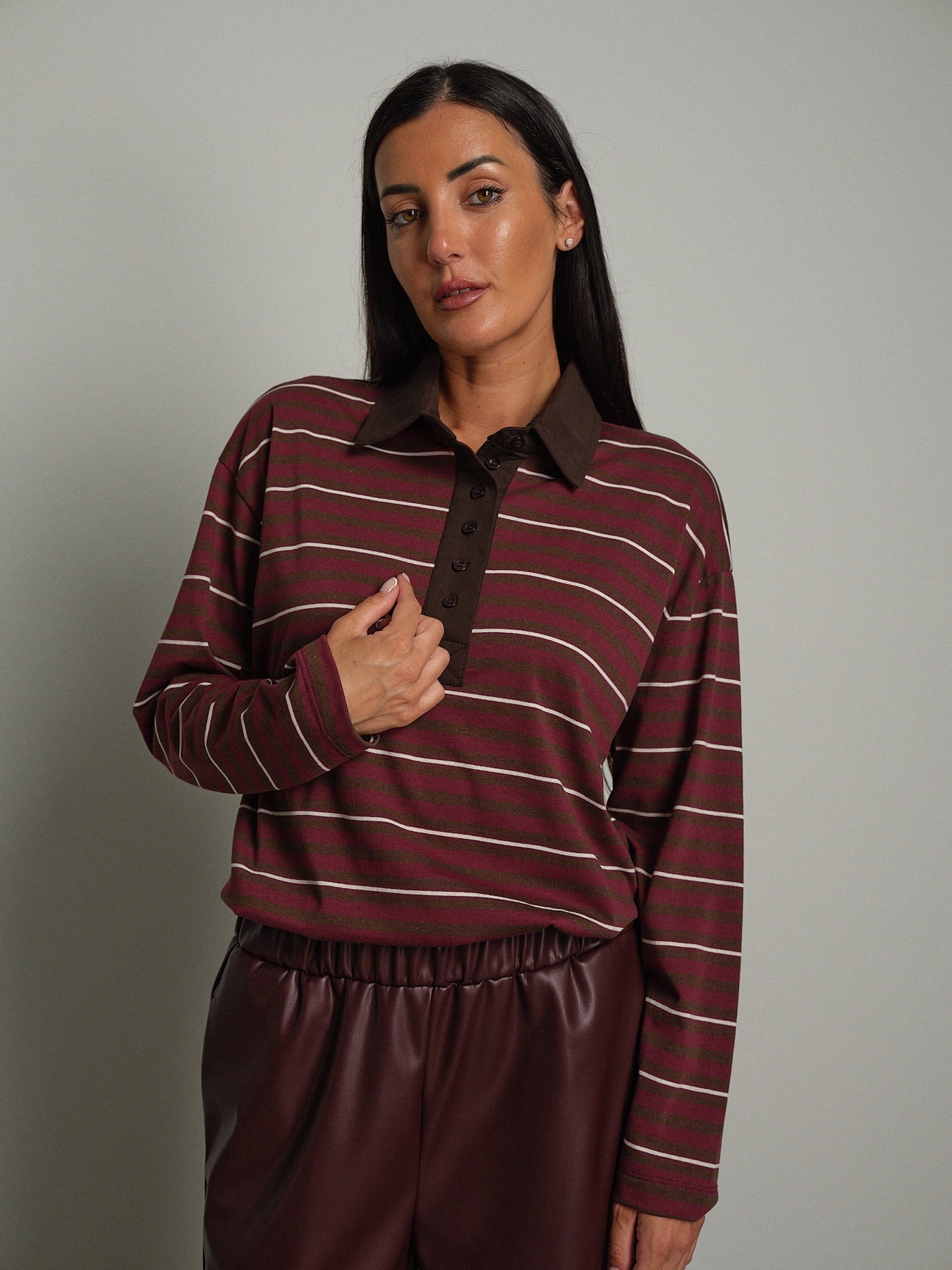 Polo manica lunga rigata Moro Haveone TXT-R034;Polo manica lunga rigata Moro Haveone TXT-R034 — foto 2;Polo manica lunga rigata Moro Haveone TXT-R034 — foto 3;Polo manica lunga rigata Moro Haveone TXT-R034 — foto 4