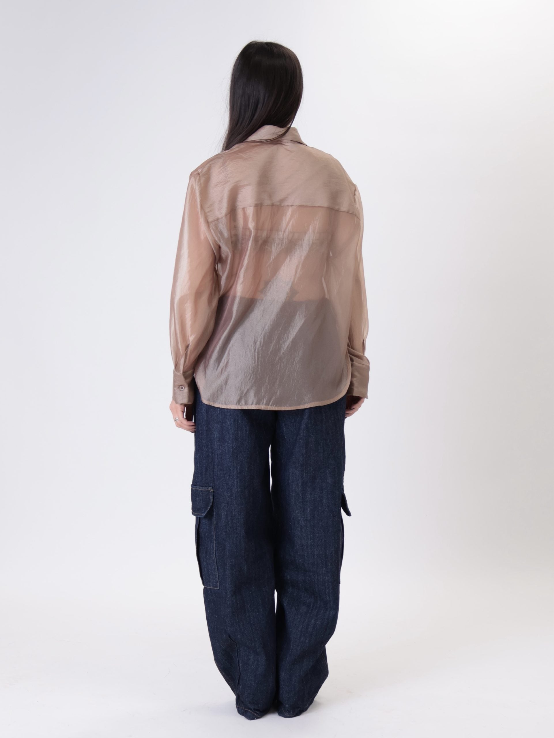 Camicia con top bronzo