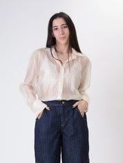 Camicia con top burro