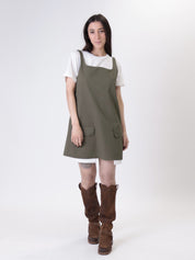 Abito tasche con t-shirt militare
