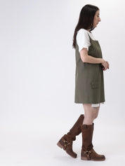 Abito tasche con t-shirt militare