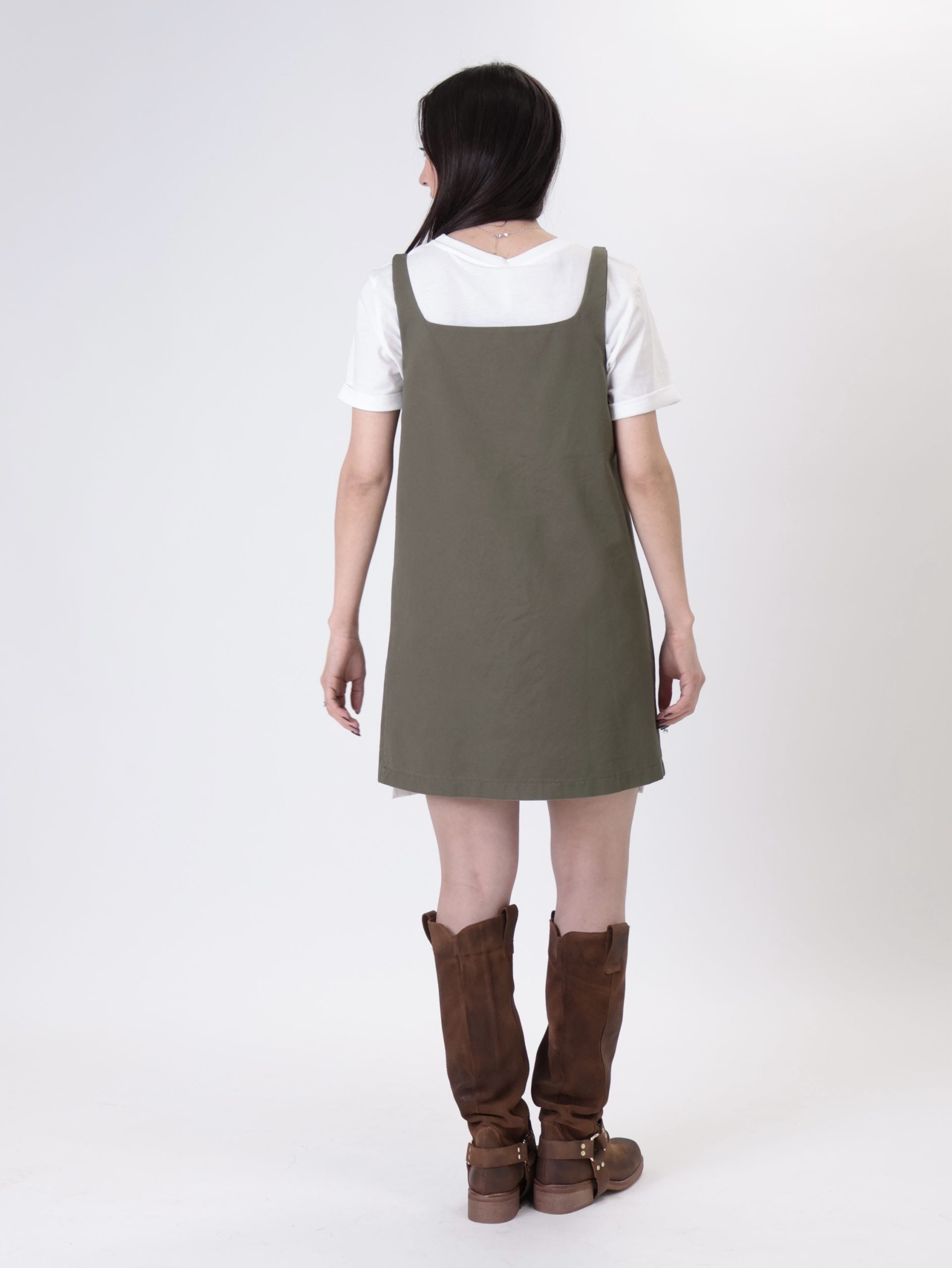 Abito tasche con t-shirt militare