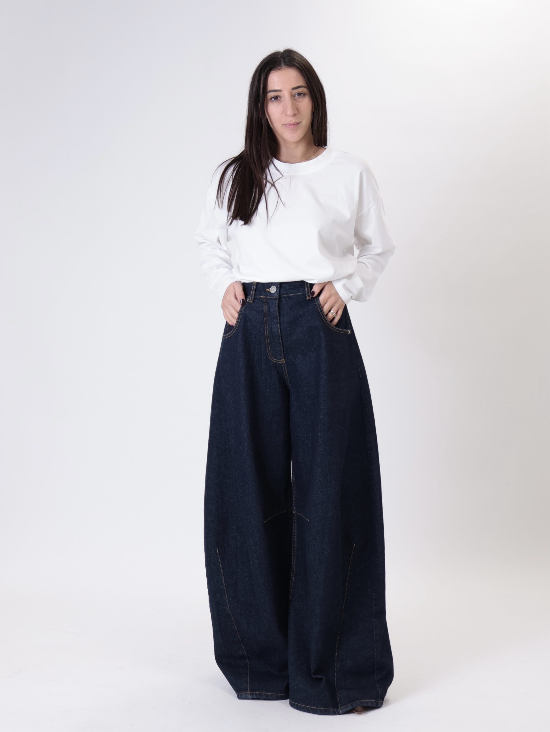Jeans louvre denim scuro