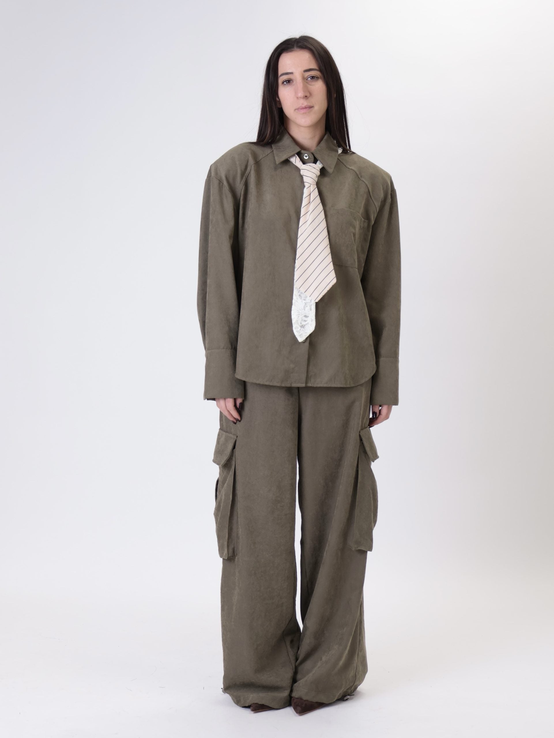 Shirt military tie