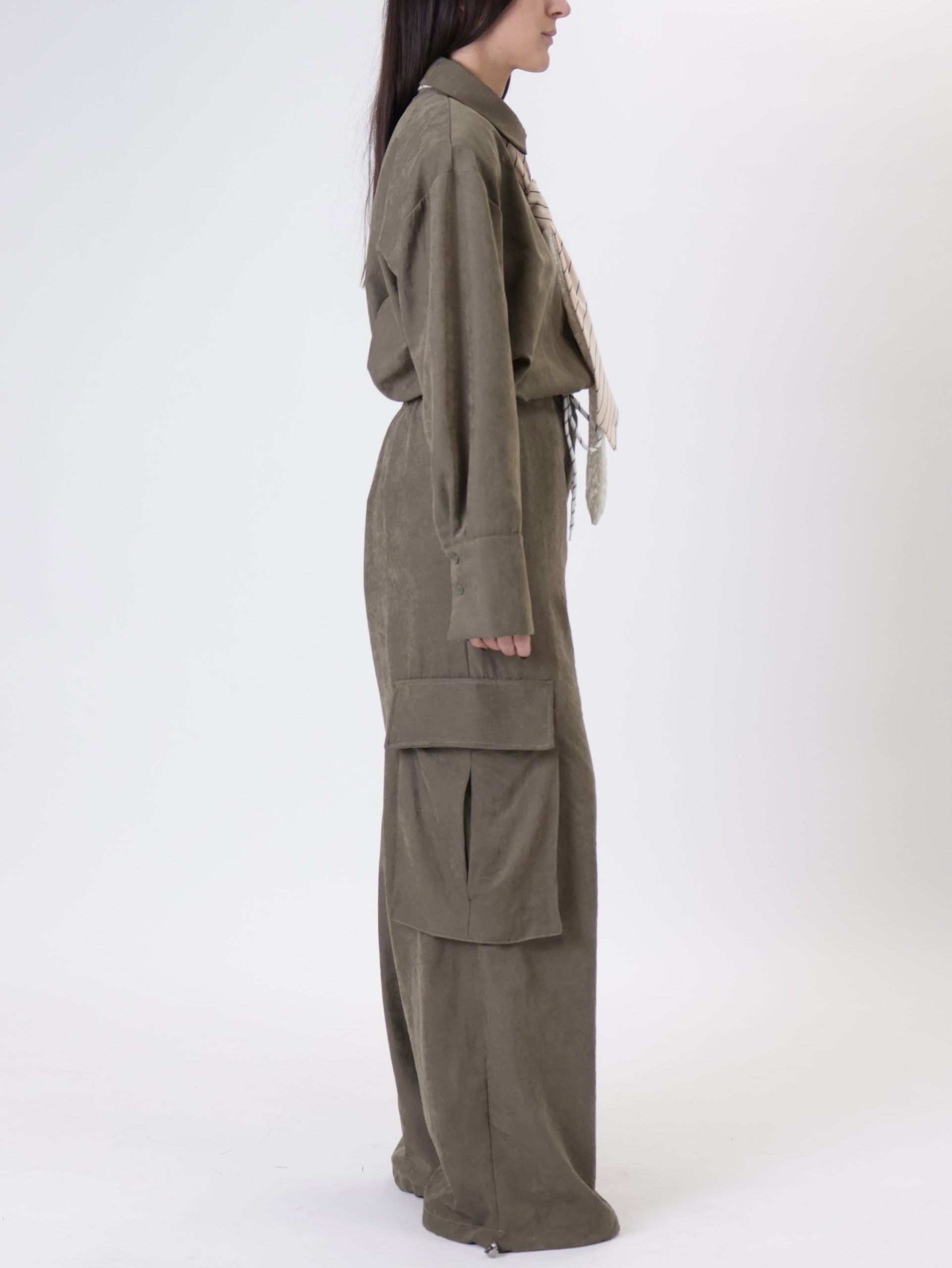Shirt military tie